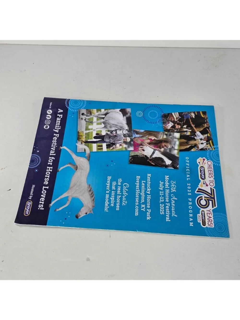 BreyerFest 2025 Official Program Cheers To 75 Years Breyer Model Horse Event